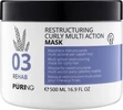 Реструктуруюча мультиактивна маска для кучерявого волосся Puring 03 Rehab Restructuring Curly Multi Action Mask, 250 мл - 2