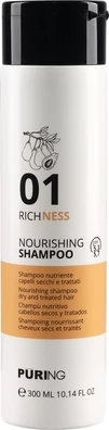 Живильний шампунь для сухого та пошкодженого волосся Puring 01 Richness Nourishing Shampoo, 300 мл - 1