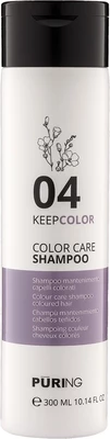 Шампунь для підтримки кольору Puring 04 Keepcolor Color Care Shampoo, 300 мл - 1