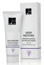 Денний крем для жирної та проблемної шкіри Діп Ресторе Dr.Kadir Deep Restore Hydroxy-Retinol Active Day Cream, 75 мл