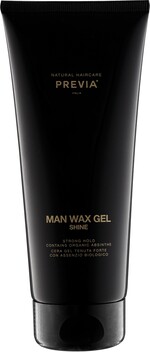 Гель-віск для чоловічого волосся сильної фіксації с блиском Previa Man Wax Gel Shine, 200 мл