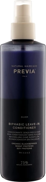 Двофазний кондиціонер "Срібний блиск" Previa Biphasic Leave-In Сonditioner, 200 мл