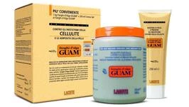 Антицелюлітна маска з водоростей та Підтягуючий гель Guam Fanghi D'alga Economy Pack, 1 кг + 250 мл