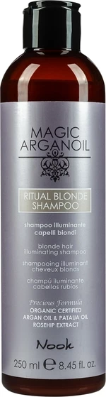 Шампунь для сяйва світлого волосся Nook Magic Arganoil Ritual Blonde Shampoo