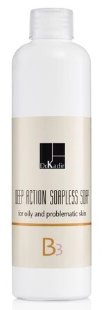 Очищуючий гель для проблемної шкіри глибокої дії В3 Dr.Kadir В3 Deep Action Soapless Soap For Problematic Skin, 250 мл