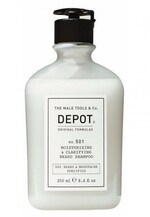 Шампунь для бороди зволожуючий та очищуючий Depot 501 Moisturizing & Clarifying Beard Shampoo, 250 мл