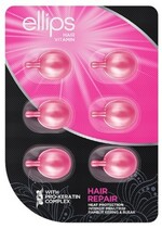 Вітаміни для волосся Відновлення волосся з Про-Кератиновим Комплексом Ellips Hair Vitamin Hair Repair With Pro-Keratin Complex, 6 шт