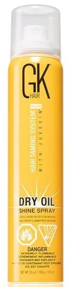 Спрей для блиску волосся GKhair Dry Oil Shine Spray, 120 мл