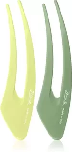 Janeke Hair Clip, Заколки для волосся green, large 14,5см 2шт