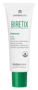 Зволожуючий флюїд проти постакне пігментації Cantabria Biretix Hydramat Fluid, 50 мл