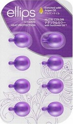 Вітаміни для волосся Сяйво кольору Ellips Hair Vitamin Nutri Color With Triple Care, 8 шт