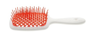 Гребінець для волосся Janeke Superbrush the Original (білий та помаранчевий )