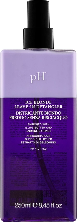 Незмивний спрей-кондиціонер Крижаний блонд pH Ice Blonde Leave-in Detangler, 250 мл