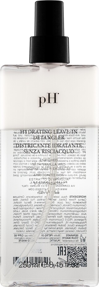 Зволожуючий незмивний спрей-кондиціонер pH Hydrating Leave-in Detangler, 250 мл