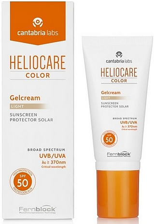 Сонцезахисний тональний гель крем Cantabria Labs Heliocare Color Gelcream SPF50, 50 мл