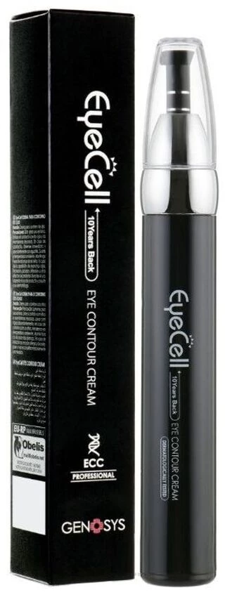 Крем для області очей із рослинними стовбуровими клітинами Genosys Eye Contour Cream 10 Years Back, 20 г