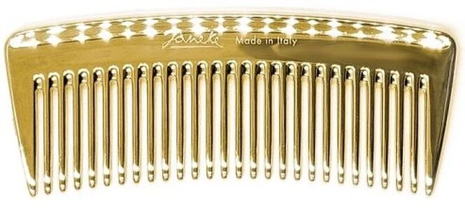 Золотистий гребінець для волосся Janeke Golden Comb