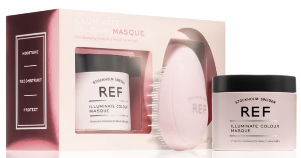 Набір  для освітлення та зволоження для всіх типів волосся REF Promo Box Illuminate Colour Masques