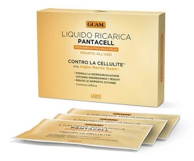 Лосьйон антицелюлітної дії для насичення антицелюлітних штанців Guam Pantacell, 3х100 мл