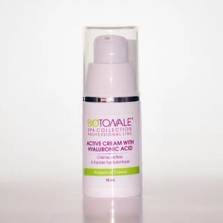 Активний крем з гіалуроновою кислотою, флакон з дозатором Biotonale Active cream with hyaluronic acid, 15 мл