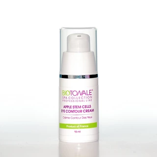 Крем для контуру очей з екстрактом стовбурових клітин швейцарського яблука Biotonale Apple stem cells eye contour cream, 15 мл