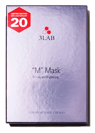 Освітлююча тканинна ліфтинг-маска 3Lab M Mask, 190 мл
