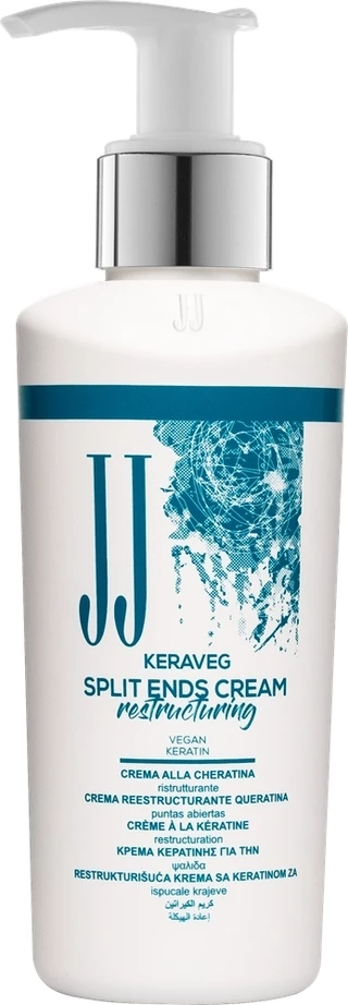 Крем для посічених кінчиків з кератином JJ's Keraveg Restructuring Split Ends Cream, 150 мл