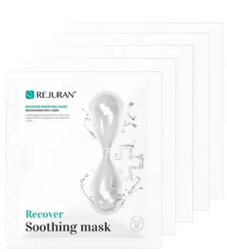 Заспокійлива маска для відновлення шкіри Rejuran Recover Soothing Mask, 5 шт