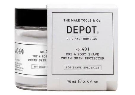 Захисний крем до і після гоління Depot 401 Pre&amp;Post Shave Cream Skin Protector, 75 мл