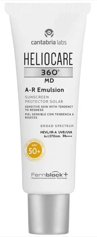 Сонцезахисна емульсія для шкіри схильної до почервоніння Cantabria Heliocare 360 ​​MD A-R Emulsion SPF 50+, 50 мл