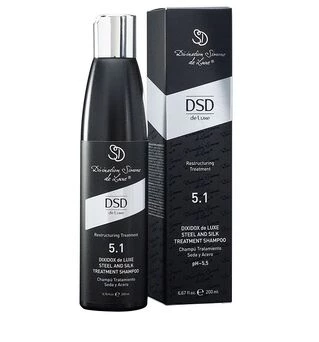 Відновлюючий шампунь &laquo;Сталь та шовк&raquo; 5.1 Divination Simone De Luxe Dixidox DeLuxe Steel and Silk Treatment Shampoo, 200 мл