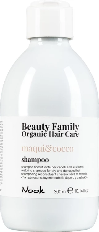 Шампунь відновлювальний Nook Beauty Family Organic Maqui&amp;Сocco Restoring Shampoo, 300 мл