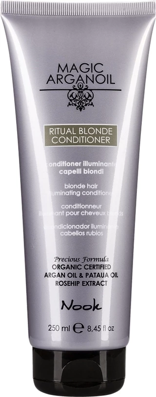 Кондиціонер для сяйва світлого волосся Nook Magic Arganoil Ritual Blonde Conditioner