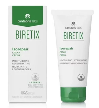 Зволожуючий регенеруючий крем для проблемної шкіри Cantabria Biretix Isorepair Cream, 50 мл