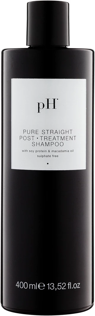 Шампунь для гладкості випрямленого волосся pH Pure Straight Post Treatment Shampoo, 400 мл
