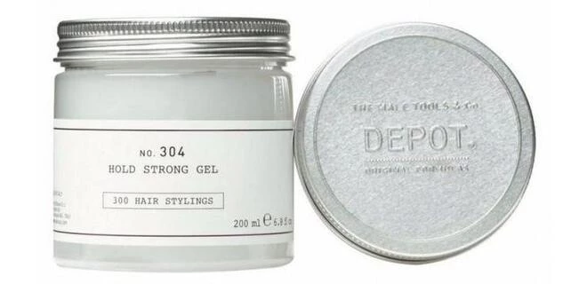 Гель для укладання чоловічого волосся Depot 304 Hold Strong Gel, 200 мл