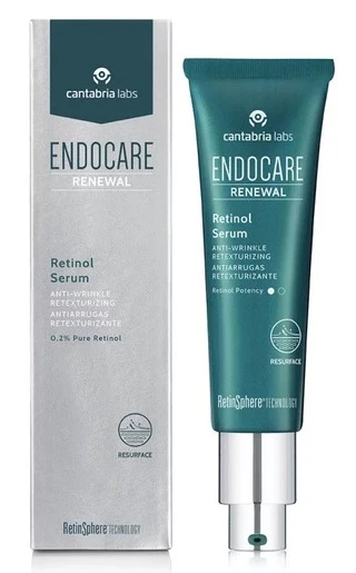 Антивікова сироватка для чутливої ​​шкіри з ретинолом 0,2% Cantabria Endocare Renewal Retinol Serum, 30 мл