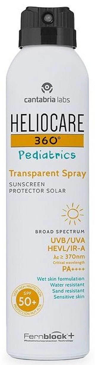 Сонцезахисний спрей &laquo;Невидимка&raquo; Cantabria Labs Heliocare 360 ​​&ordm; Transparent Spray SPF50, 200 мл