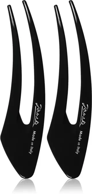 Заколки для волосся Janeke Hair Clip, black 12.5/14.5 см 2 шт