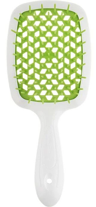 Гребінець для волосся Janeke Superbrush the Original (біло-зелений)