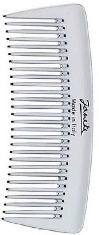 Сріблястий гребінь для волосся Janeke Pocket Comb Silver