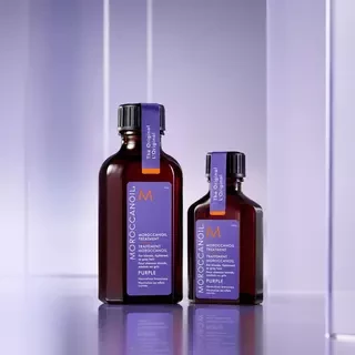 Поживна олія для освітленого та сивого волосся Moroccanoil Treatment Purple oil