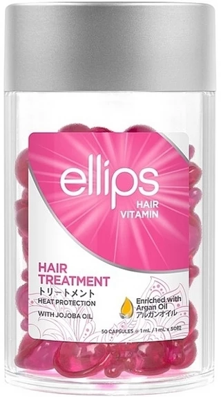 Вітаміни для волосся Терапія для волосся з олією Жожоба Ellips Hair Vitamin Hair Treatment With Jojoba Oil, 50 шт