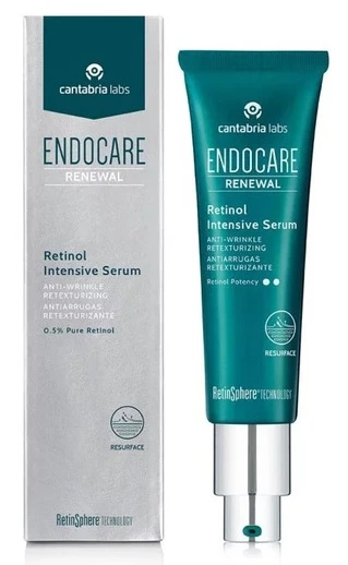 Антивікова сироватка для чутливої ​​шкіри з ретинолом 0,5% Cantabria Endocare Renewal Retinol Intensive Serum, 30 мл