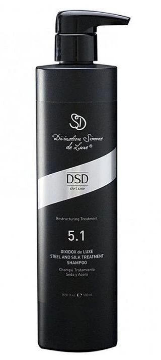 Відновлюючий шампунь &laquo;Сталь та шовк&raquo; 5.1 Divination Simone De Luxe Dixidox DeLuxe Steel and Silk Treatment Shampoo, 500 мл