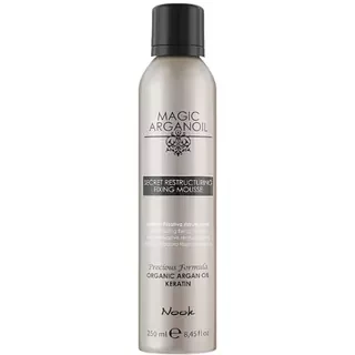 Мус реструктуруючий з фіксацією Nook Magic Arganoil Restructuring Fixing Mousse, 250 мл