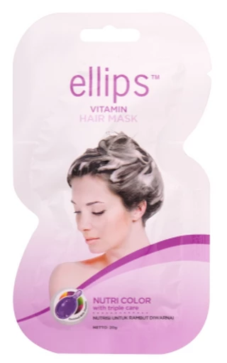 Маска для волосся "Сяйво кольору" Ellips Hair Mask, 20 гр