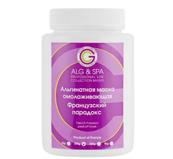 Альгінатна маска омолоджуюча "Французький парадокс" ALG&amp;SPA